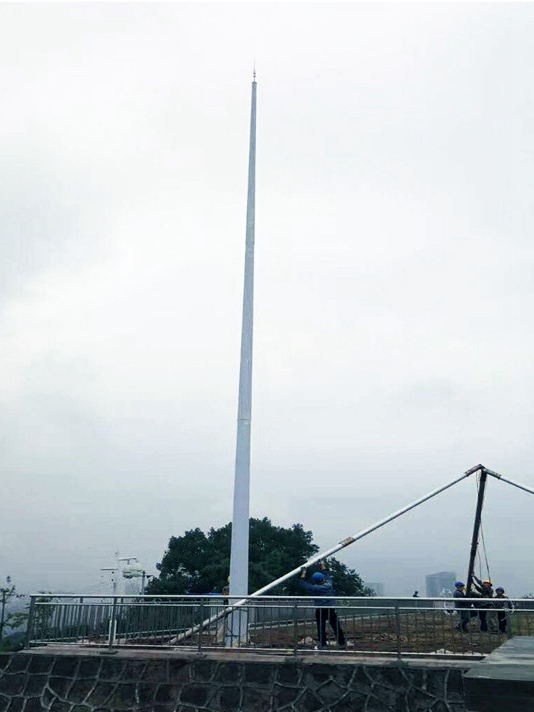 甘肅gh鋼管桿避雷塔