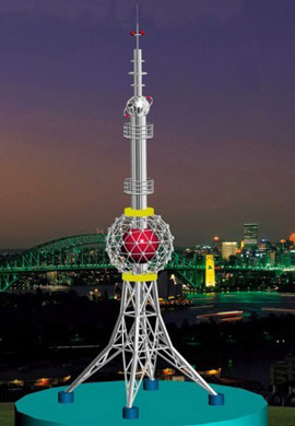 15米樓頂避雷塔生產