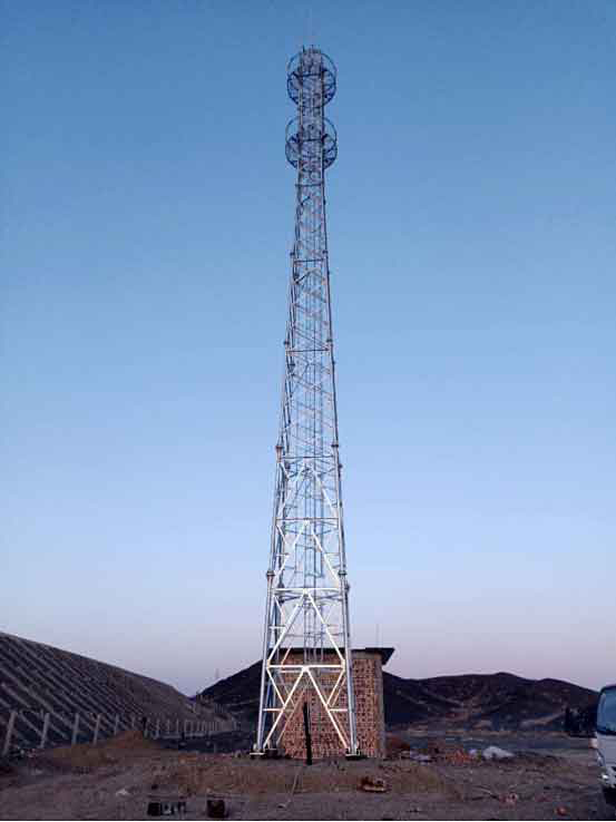 25米通訊塔施工組織
