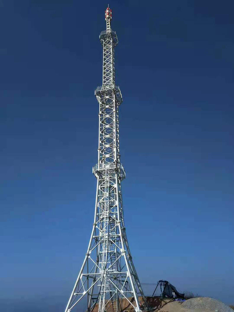 淄博齊山山頂的信號塔