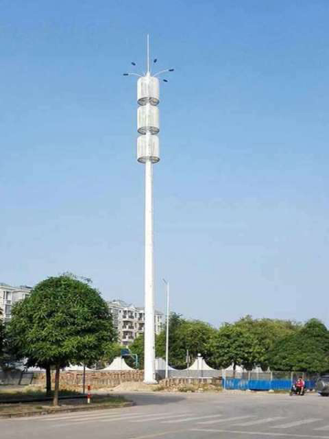5g通信基站單管塔土