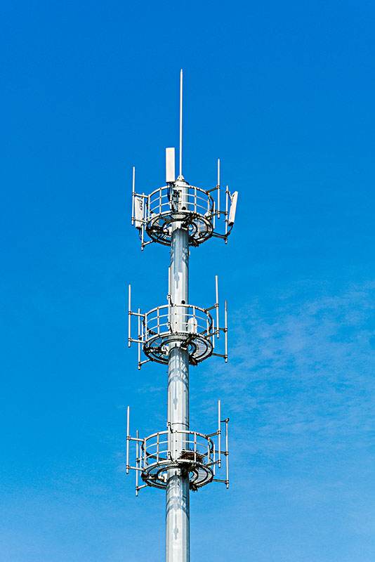 45米通信單管塔