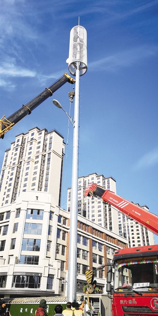 30米通信單管塔養(yǎng)護
