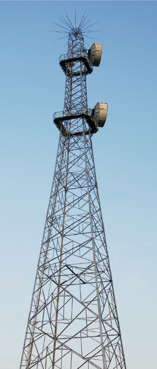30米高管塔安裝通信