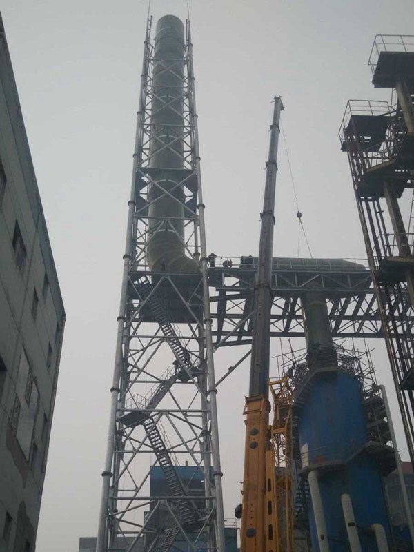 煙囪塔架設計圖