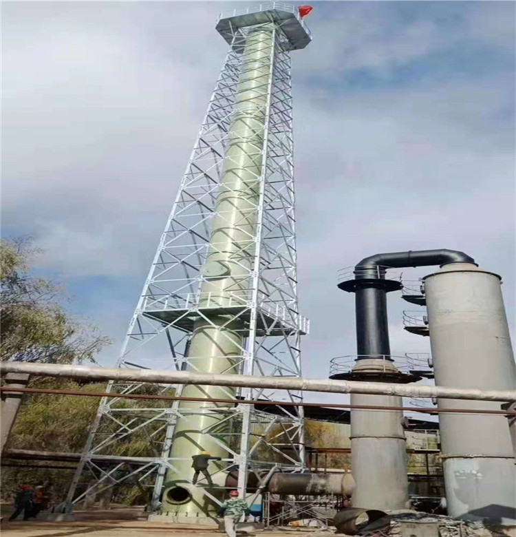 煙囪塔架下面怎么固定