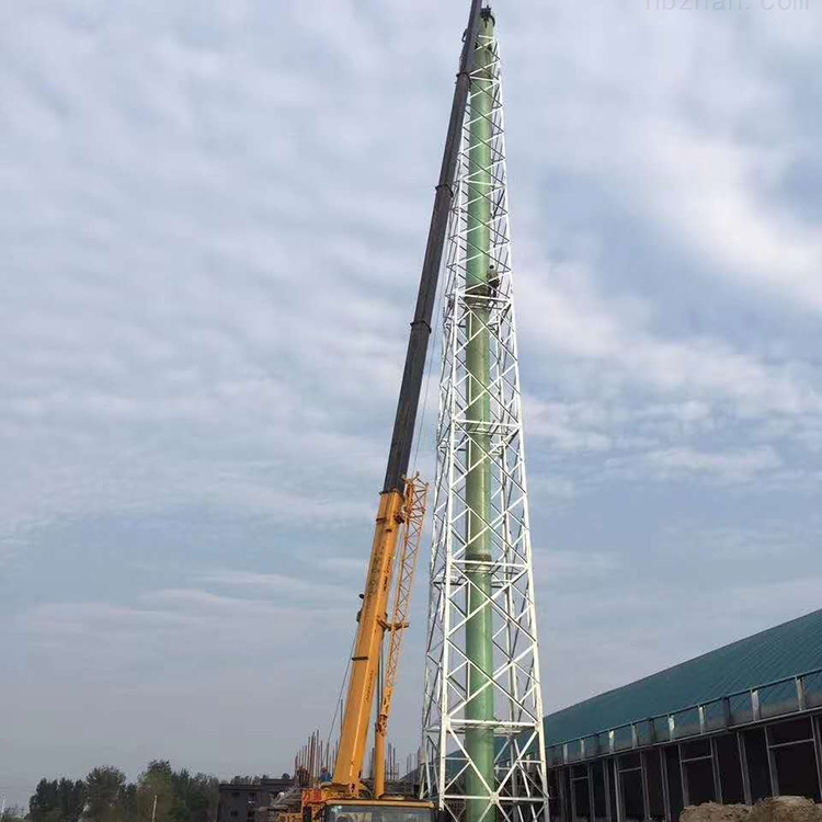 煙囪塔架需要抵住煙囪