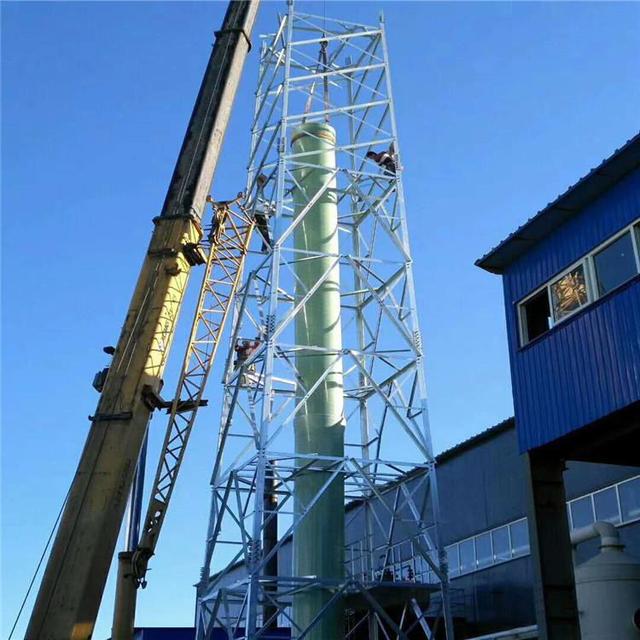 煙囪塔架拼裝方案