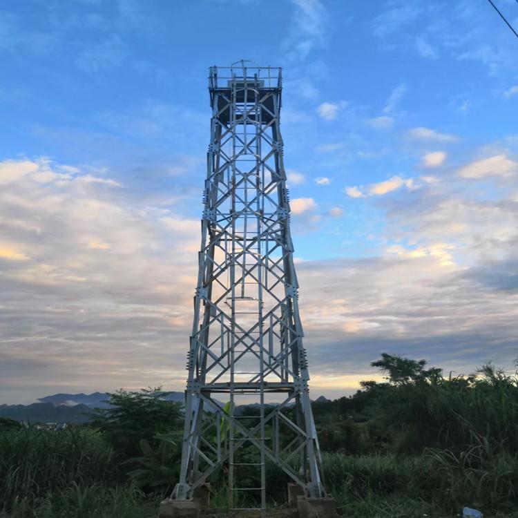 18米角鋼監控塔型號