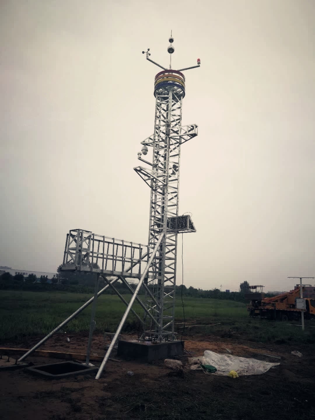 80米角鋼監控塔定制